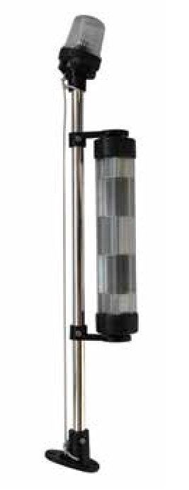 REFLEKTÖRLÜ BAYRAK DİREĞİ SİYAH SL 12 40 CM