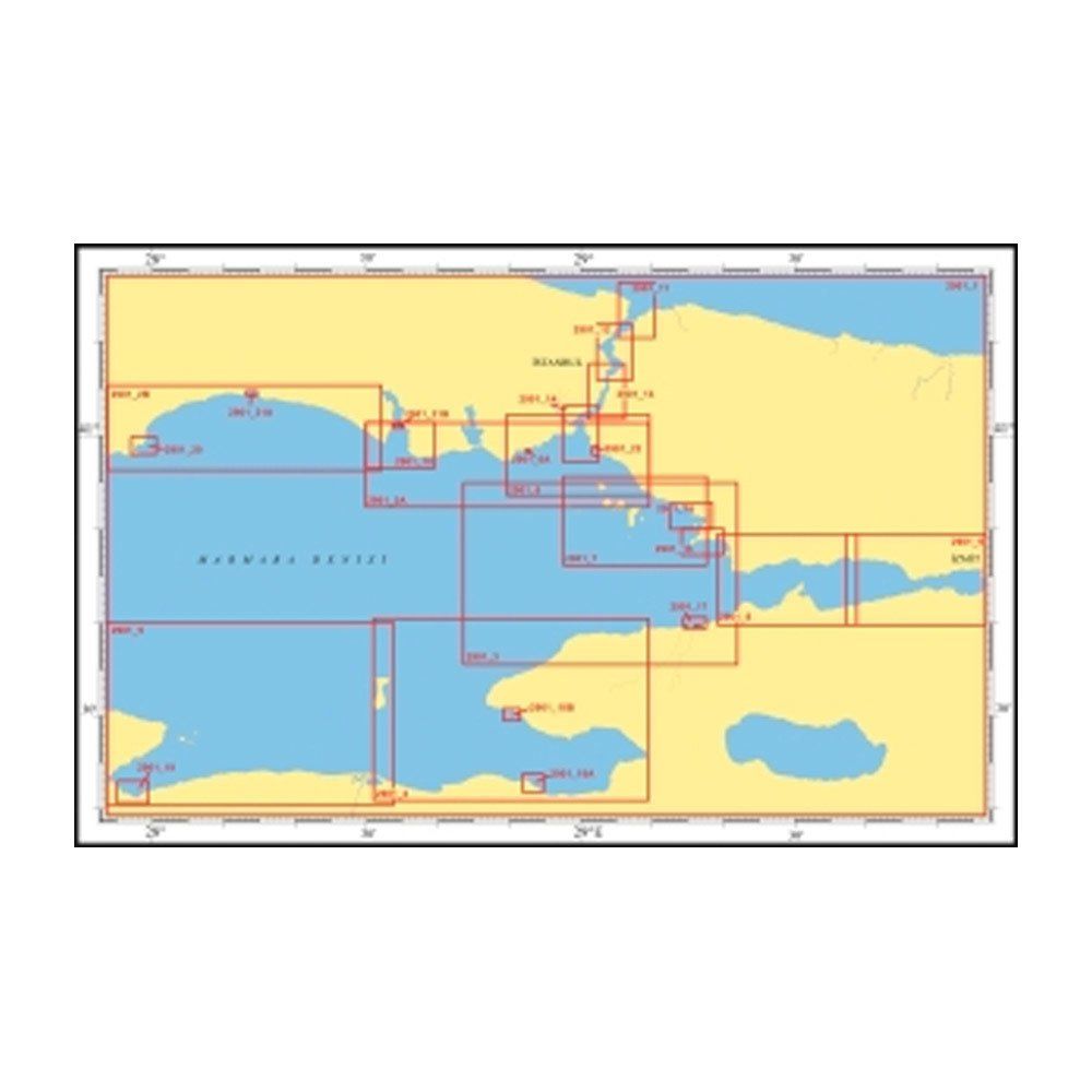 Yat Haritası (2901 Marmara Denizi Doğusu)