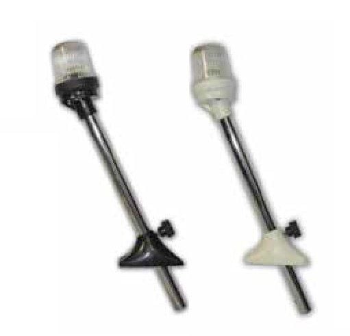 AYARLANABİLİR IŞIKLI BAYRAK DİREĞİ BEYAZ 60 CM SL12 12-24 V