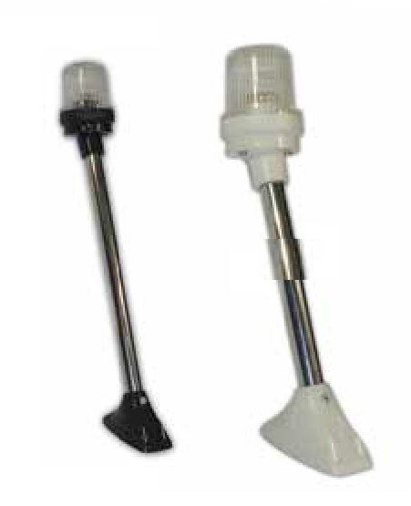 SABİT IŞIKLI BAYRAK DİREĞİ SİYAH 60 CM SL12 12-24 V