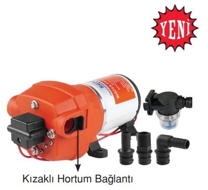 Seaflo Hidrofor 12.5 lt. / dk. 24 V  2.4 Bar / 35 psi Ç›k›fl: 13 mm