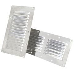 Louver Menfez,Paslanmaz Çelik 316 Uzunluk:127 mm Geniş: 115mmKalınlık:0.8mm