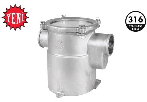 Krom Deniz Suyu Filtresi Yandan Yandan 1“