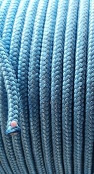 POLYESTER İSKOTA HALATI 8 MM METRE SAKS MAVİ