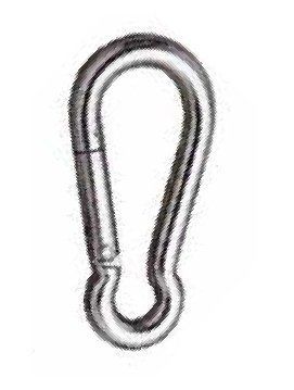 LÜKS KARABİNA PASLANMAZ ÇELİK 10 MM