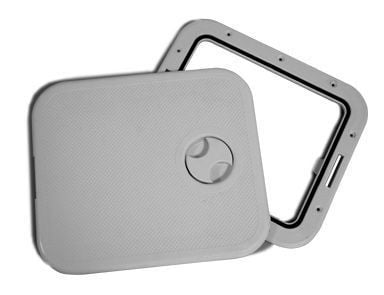 Geçiş Hatchi - Ayrılabilir Kapaklı 25x30 cm Gri