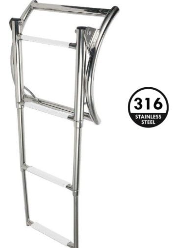 Teleskopik Bot Merdiveni 4’lü Krom