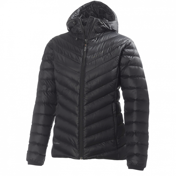W VERGLASH HOODED DOWN INSULATOR BAYAN CEKET,Siyah