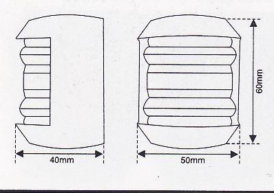 Seyir Feneri,Sancak,12 M Kadar,Junior,Siyah Gövde,112,5 Derece