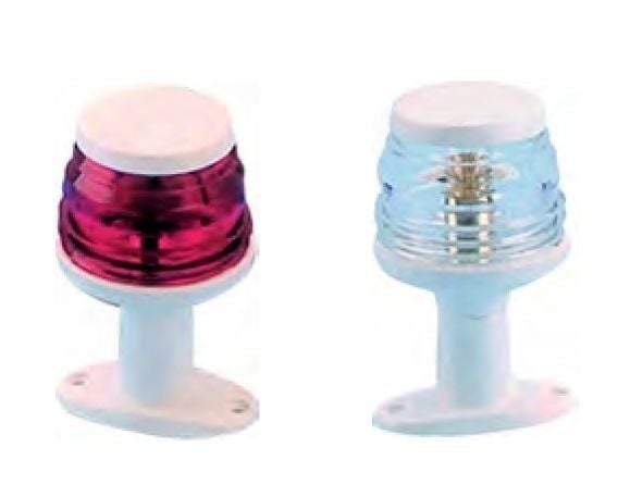 Tepe Lambası Ayaklı W- Kırmızı 12 V Led