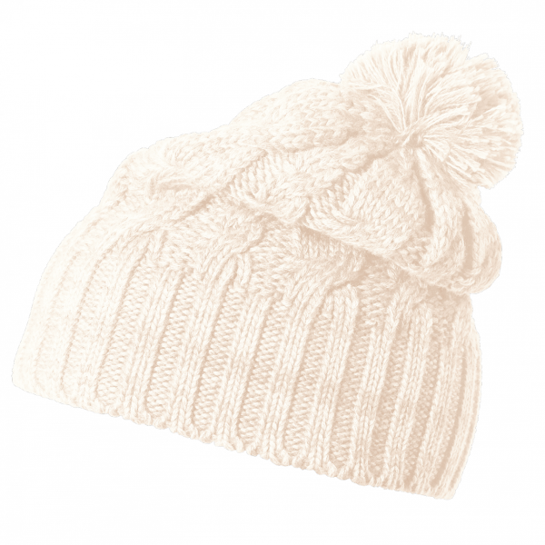 MONTREAL CHUNKY KNIT BEANIE BERE Beyaz