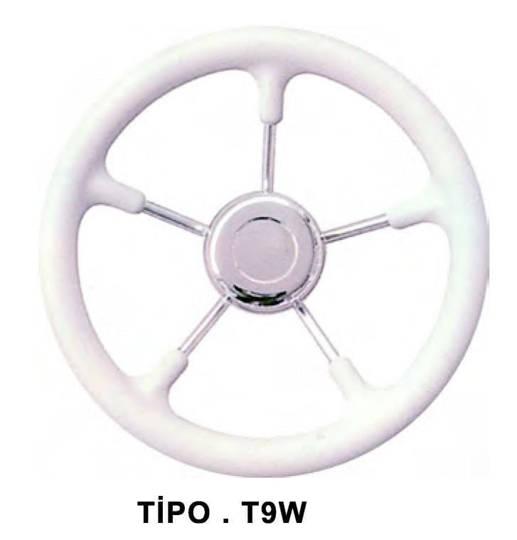 Dümen Simidi 28 cm.- Tipo. T9 Beyaz