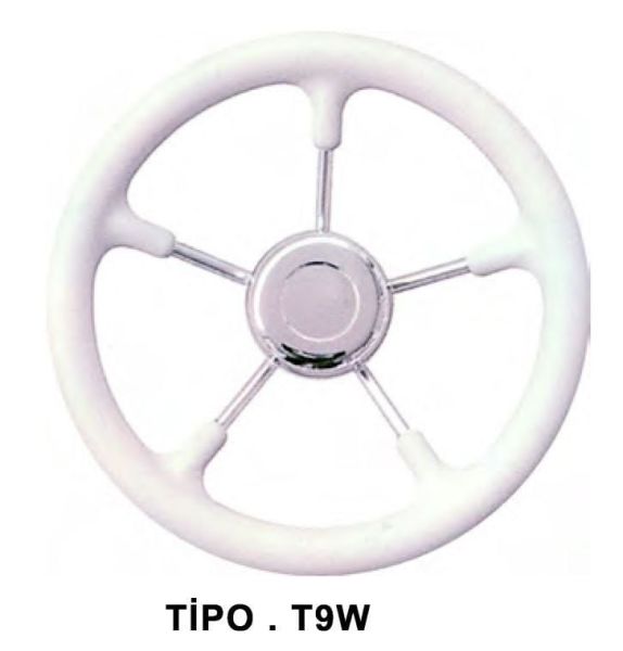 Dümen Simidi 28 cm.- Tipo. T9 Beyaz