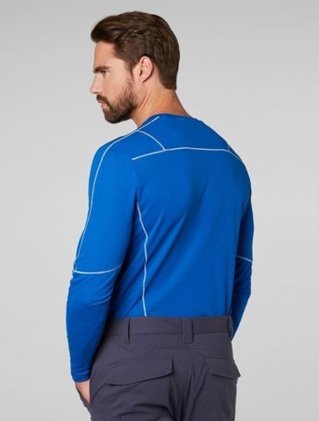 HH HH LIFA ACTIVE LIGHT LS ERKEK ÜST İÇLİK Olympian Blue