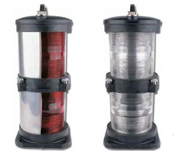 SL 100 ÇİFTLİ YEDEKLEME FENERİ SİYAH 135 DERECE 24/220 V