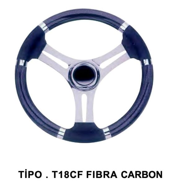 Dümen Simidi 35 cm.- Tipo. T18CF Carbon