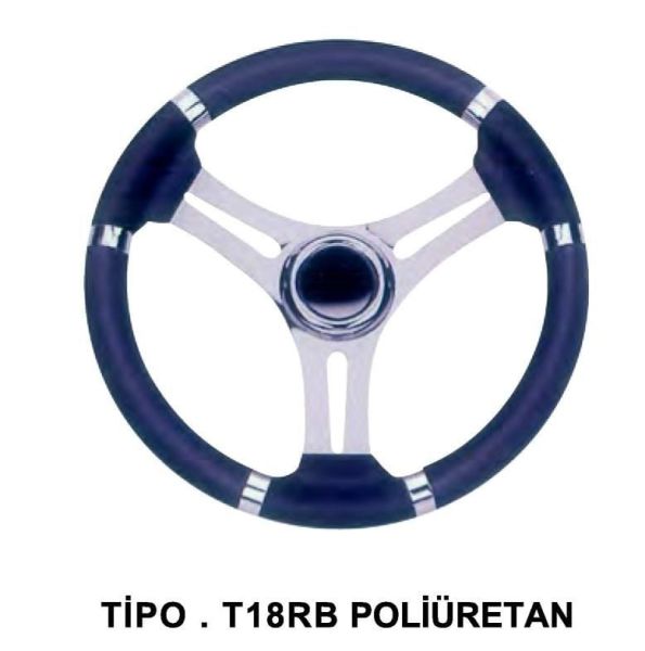 Dümen Simidi 35 cm.- Tipo. T1RB Poliüretan