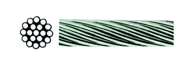 04 mm Paslanmaz Çelik Halat 1x19