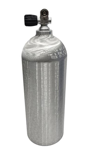 7,0 L. Alüminyum Tüp-Vanalı (Dalış Tüpü)