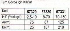 TÜM GÖVDE MOTOR KILIFI   8-70 HP  2 NUMARA
