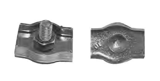 Tekli Saç Klemens Krom 6 mm