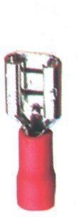 Soket - Çift Kıvrımlı,Kırmızı,0,25-1,15mm2,65 Adet