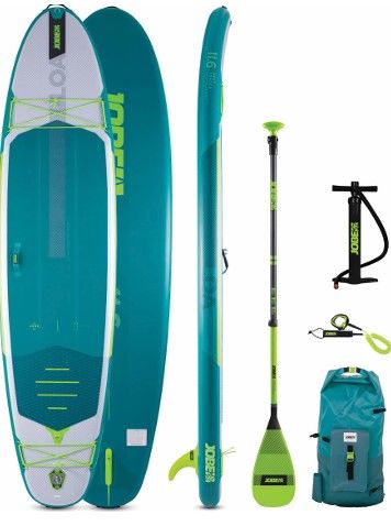 JOBE Loa Sup Board 11.6 Seti Yeşil  350 x 86 x 15 cm, 9.6 Kg Taşıma Kapasitesi: 160 Kg