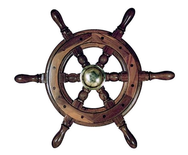 Yerli Teak Dümen Simidi 40 cm.