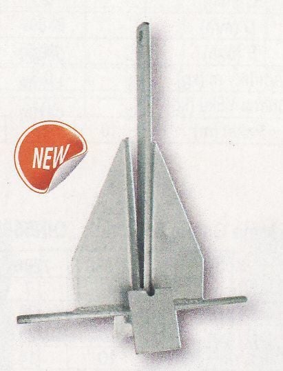 Galvanizli Çapa,Danforth Tip,5 Kg