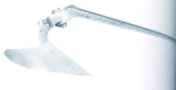 Pulluk Çapa,Inox 316 Paslanmaz,CQR Tip,12 Kg