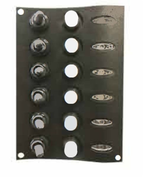 6'lı Switch Panel  95x105 mm