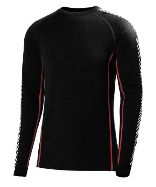 HH WARM ICE CREW ERKEK TERMAL İÇLİK JET BLACK, Siyah