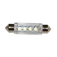 Led Ampul 12V,T11 41 mm ,Soğuk Beyaz - 4 Leds