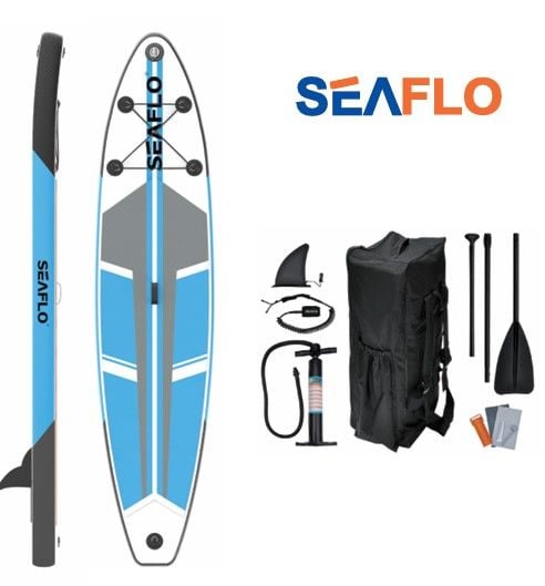 Seaflo Waikiki 11 Sup Board Mavi  75 x 335 x 15 cm, Taşıma Kapasitesi: 120 Kg