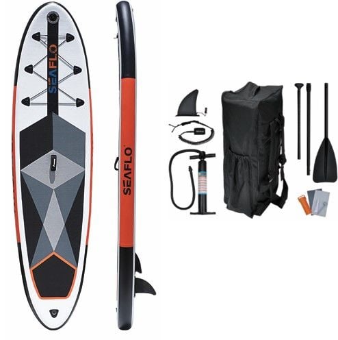 Seaflo Sup Board Turuncu  75 x 305 x 15 cm, Taşıma Kapasitesi: 120 Kg