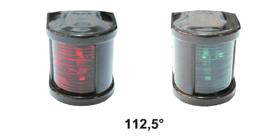 KÜÇÜK SEYİR FENERİ SİYAH SANCAK 12 V AMPUL