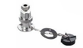 Fiş Priz Su Geçirmez Kromnikel 2’li  Ø45 mm - 5 Amper