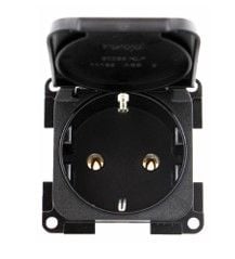 Inprojal Kapaklı Priz Beyaz 60x60 mm