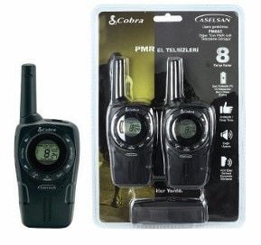 Telsiz Cobra MT665 2’li El Telsizi  Açık alanda konuşma mesafesi 8 km