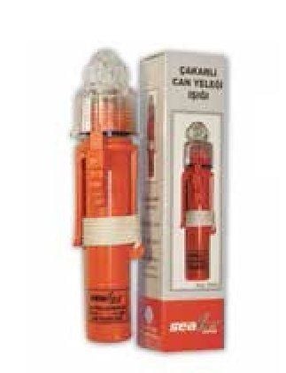 CAN YELEĞİ FENERİ ÇAKARLI KIRMIZI