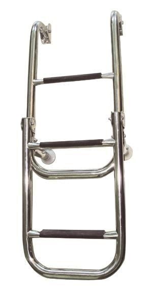 Katlanır Merdiven,2+2 Basamaklı,Paslanmaz Çelik