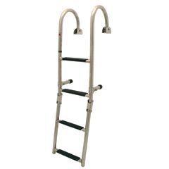 Küpeşte,Borda Monteli, Katlanır Merdiven,Paslanmaz Çelik,4 Basamaklı