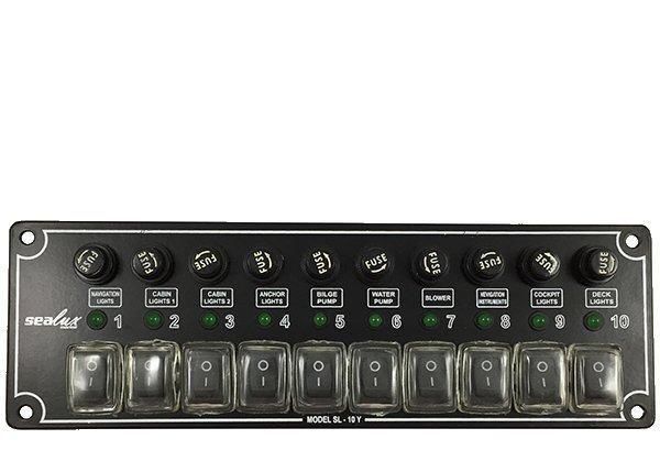 8 ANAHTARLI İZOLELİ YATAY SWITCH PANEL