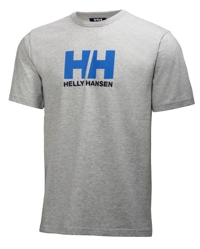 HH LOGO ERKEK TİŞÖRT Grey Melange
