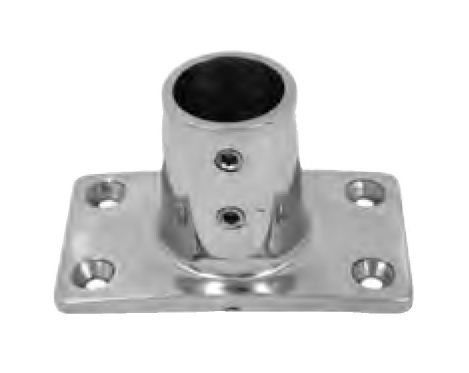 Krom Taban 90 Derece Kare Çap: 25 mm