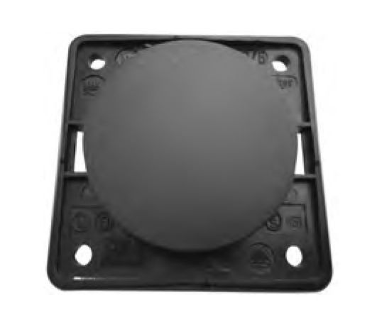 Tekli Anahtar Krom 56 x 56 mm