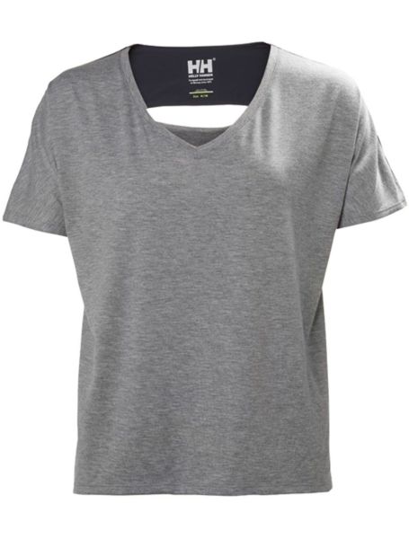 W THALIA LOOSE BAYAN TİŞÖRT Grey Melange