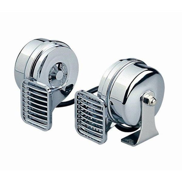 Salyangoz Tekli Krom Korna 12 V