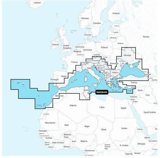 Navionics Gold harita kartuşu 43XG Tüm Türkiye