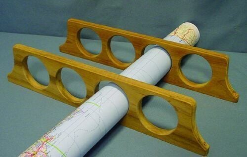 Harita Tutacağı,Ahşap,Çap:70 MM